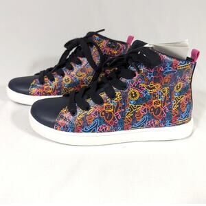 GEOX Respira NWT Girls Size 3.5 Disney Princess High Top Sneakers